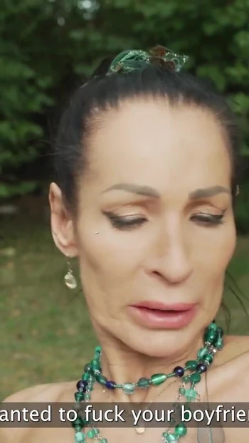 Unforgettable moment from "MOMMY4K. Sexy brunette Cougar Valentina Sierra is having a hard sex with her offspring's BF in"