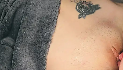 Stepsister enjoys fingering in her vagina and then gets fucked by her stepbrother's cock