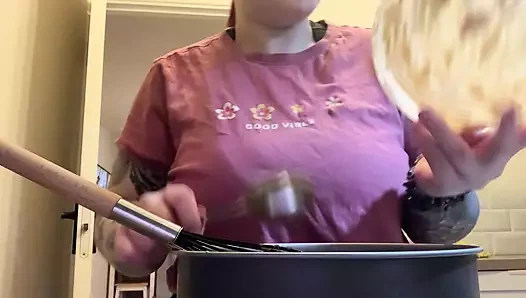 Pasta pişirme eğlencesi