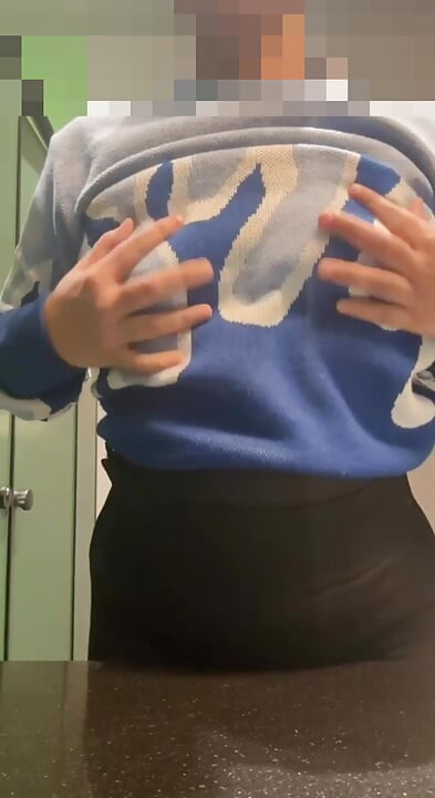 Workplace Temptation: Bathroom Tease and Orgasm!