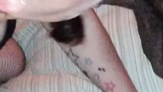 Benim sıcak eş kate emme ve kahrolası bir siyah yabancılarla horoz