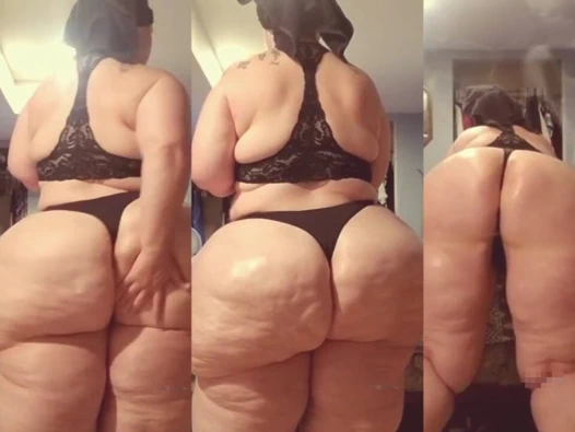 Dev götüme biraz yağ sürüyorum