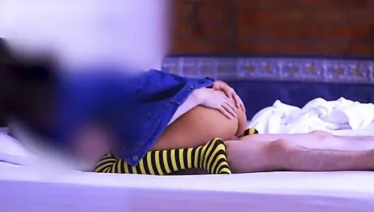 The Mother and the Boyfriend's Friend Go to the Apartment to Fuck.