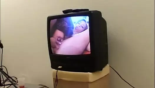 Şişman abanoz lezbo doggystyle seviyor!