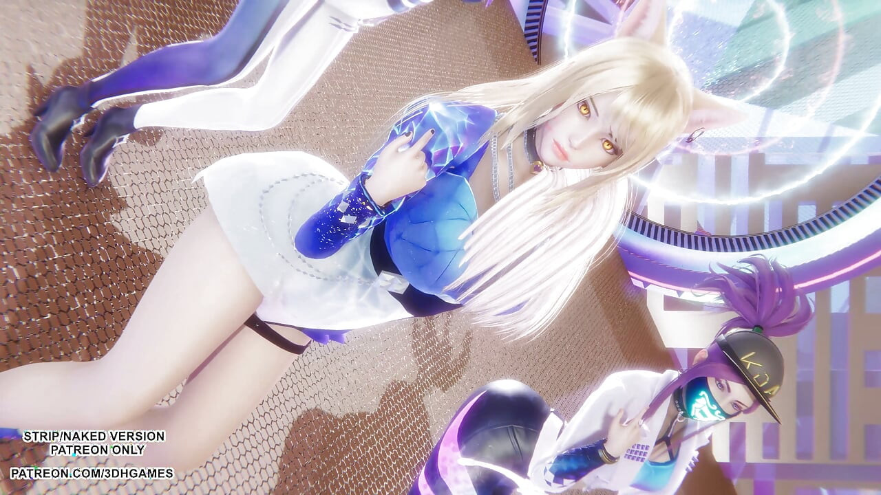 Mmd kpop iblis avcıları - huntrx - altın ahri akali kaisa seksi kpop dans league of legends hentai sansürsüz 4k 60 fps