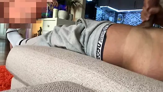 O yemek yaparken str8 arkadaşımın önünde Cum