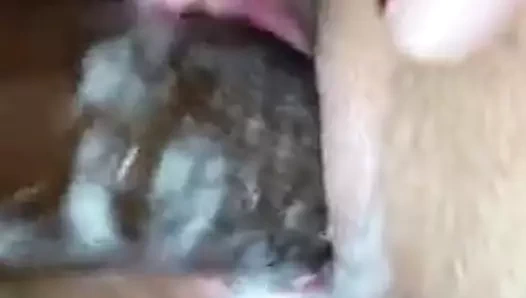 Sıkı krem ​​evli kedi!