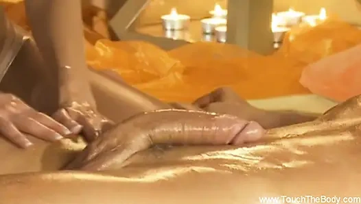 Şehvetli Türk yağlı masaj seansı