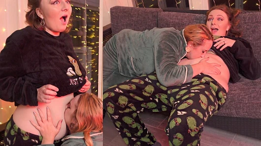 Ahududu fetişi göbek deliği gıdıklama videosu (Arya Grander ve Kisica)