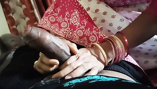 Wife & husband hardcore sex by slapping tits