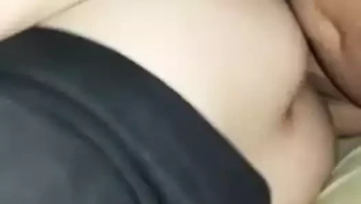 Cojo a mi novia de cucharita