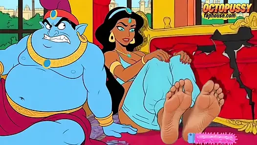 Futanari. Büyük yaraklı prenses Jasmine kızı. Porn Aladdin Series.