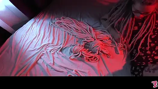 Masum genç shibari esaret ilk gösteride anal