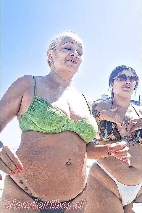 Arkadaşım Dai Belan ile plajda saçma şeyler konuşmak ve peeling yapmak