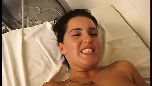 Milf moans as she rides a monster cock after sucking it