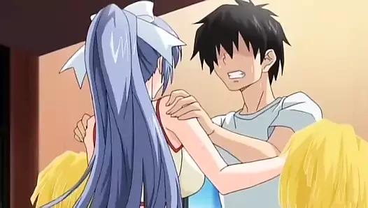 Paizuri amigo vs sakunyuu ouendan hentai anime (2014)