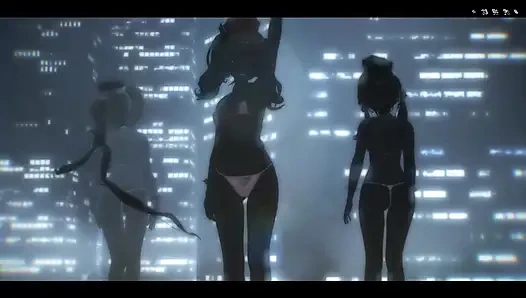 Tiger murasame x kashima x prinz mmd r18 sert oynamak istiyor