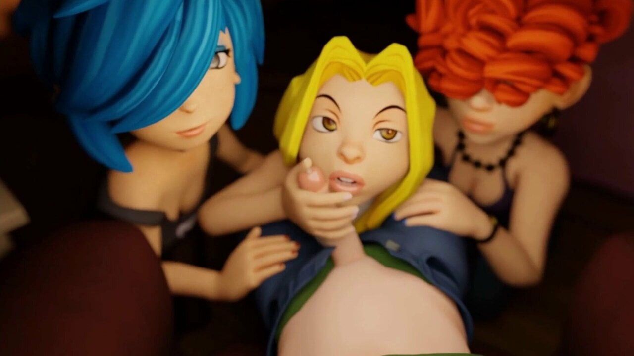 üçlü oral seks n handjob - 3d pov
