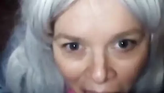 seksi sarışın alır bir büyük siyah horoz