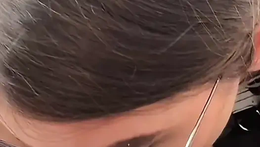 HOT TEEN 18+ Brunette Gives Hardcore Sloppy Blowjob Till My Dick Cant Take Anymore in POV
