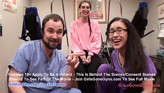 Tampa'dan doktor tarafından Kitty catherine'in jinekolog muayenesi kamerada yakalandı