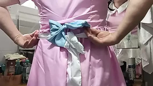 Patty travesti pembe elbise