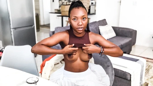 Bu büyük götlü zencinin erkek arkadaşı yerine la'yı seçeceğini biliyordum - Afrikalı oyuncu seçmeleri