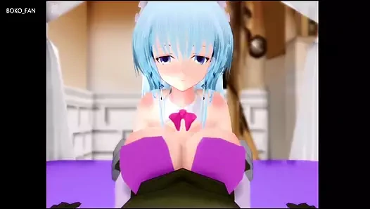 Kız kahraman 2 Alcia'yı dövüyor (boko877)