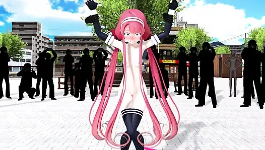 Dildo ile halka açık sikiş