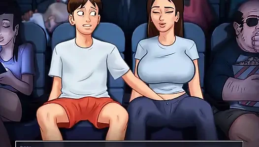 Yaz mevsimi efsanesi: üvey erkek kardeş sinemada üvey kız kardeşini parmaklıyor