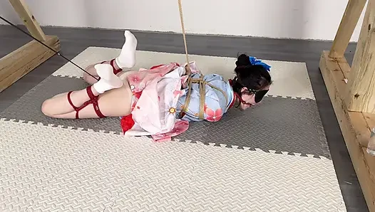 Güneşli bir günde kimono giymenin doruk versiyonu