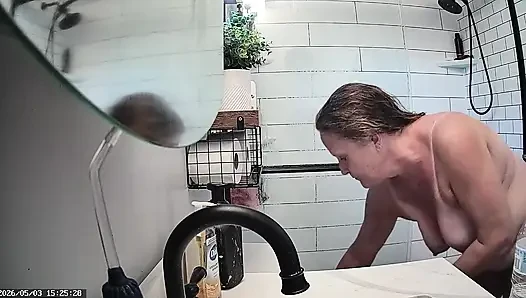 Mrs. Joanne Tanner a Real Public Schoolteacher Captured in the Shower 05-01-26 & 05-03-26