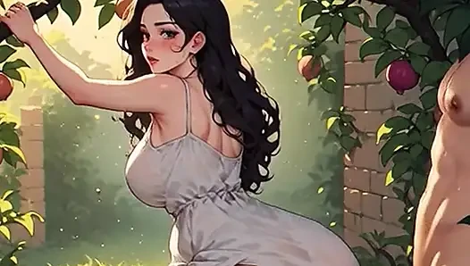 Waifu bahçede bayan bakış açısı - külot bir kenara penetrasyon ve bank yakın çekim sikiş (önizleme)