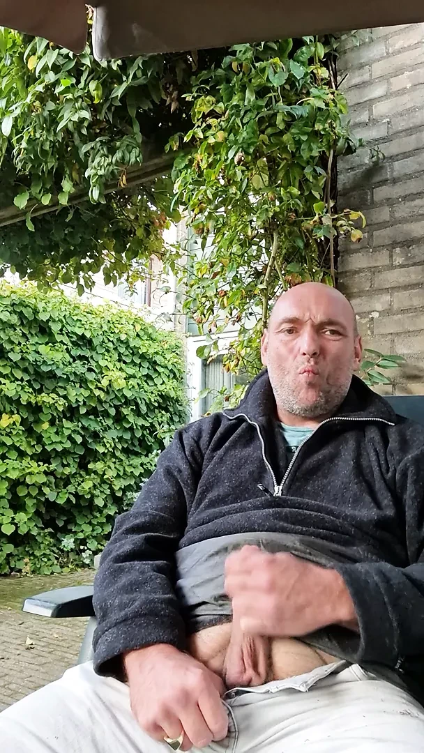 In de tuin