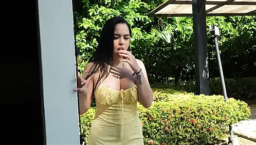 The Martix Walk Chapter IV: The shy and voyeuristic Michelle Giraldo wants lesbian sex