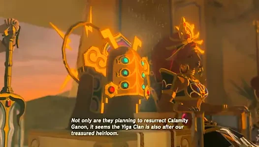 Zelda ve urbosa birlikte eğleniyor