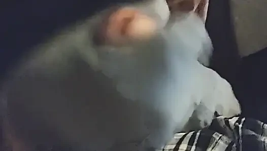 Çorapla elle muamele yavaş çekim