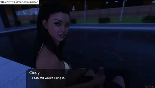 Mia ile yaz - havuzda mastürbasyon yapıyor