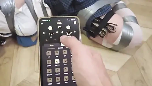 Mz25-jk kız deniz kasetiyle bağlanarak orgazm oldu