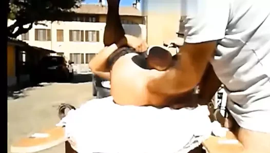 açık fisting sonra top tuzlu infüze