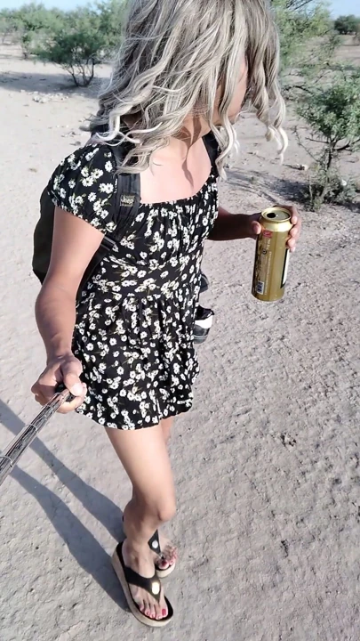 Sexy ladyboy legs and mini dress with sandals in hot public | Clip 1