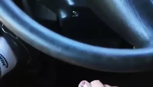 Trucker jerks off and cums