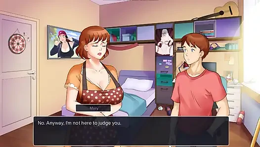 Brother's Wife Gave Me a Hot Handjob in the Bedroom