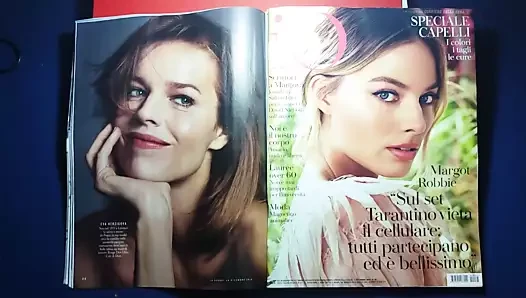 Eva herzigova, margot robbie dergide çift