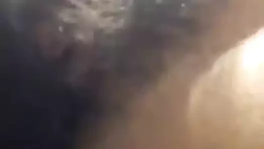 Asyalı kız arkadaşı siyahi ile onu kedi germe !!