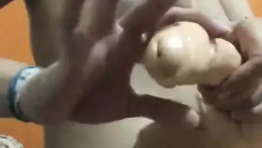 Güçlü anal seksle bitiyor