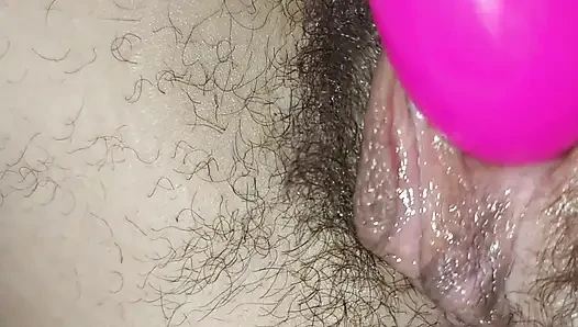 Wet Hairy Pussy Masturbating with Vibrator Close up Amateur Russian Model MILF Ginnagg