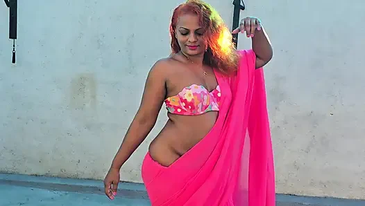 Nilmini sheron dushantha don çifti ile yağlı banyo ve sert sikiş seksi banyo