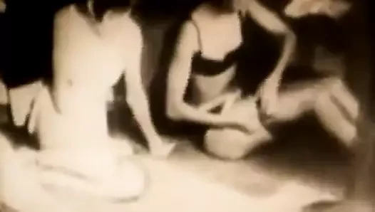 Strip zar bir sıcak seks oyunu (1950'ler vintage)
