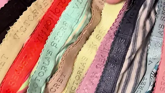 Vintage VS cotton panty jerk